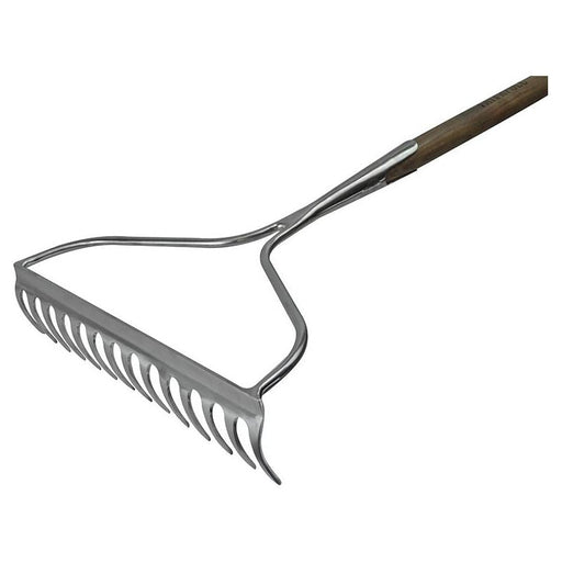 Faithfull Prestige Stainless Steel Garden Rake Ash Handle Faithfull - RockBottom Northampton