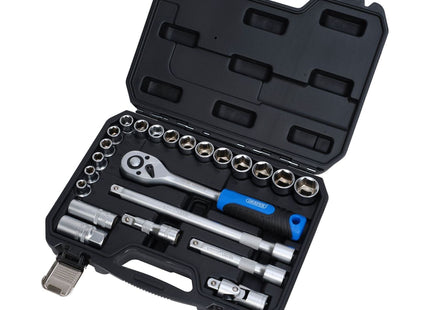 Draper Draper HI-TORQ Metric Socket Set, 1/2" Sq.. Dr. (23 Piece) Draper - Town Tools