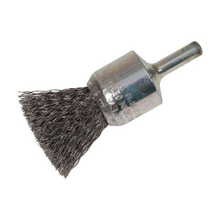 Lessmann End Brush with Shank 23/22 x 25mm, 0.30 Steel Wire Lessmann - RockBottom Northampton