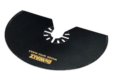 Dewalt Power Tools Multi-Tool Semi Circle Blade 100mm DeWALT Power Tools - RockBottom Northampton