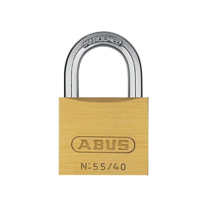 Abus Mechanical 55/40mm Brass Padlock Keyed Alike 5402 ABUS Mechanical - RockBottom Northampton 