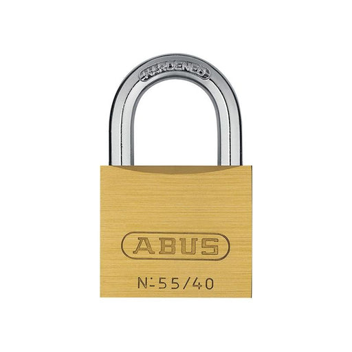 Abus Mechanical 55/40mm Brass Padlock Keyed Alike 5402 ABUS Mechanical - RockBottom Northampton 