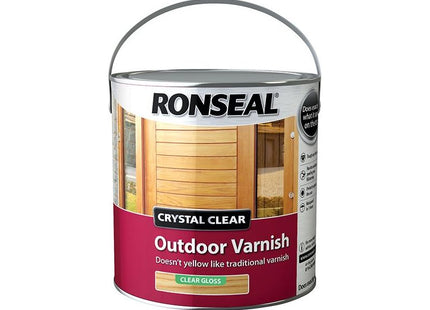 Ronseal Crystal Clear Outdoor Varnish Matt 750ml Ronseal - RockBottom Nothampton