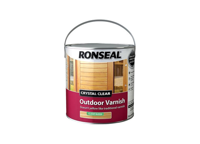 Ronseal Crystal Clear Outdoor Varnish Matt 750ml Ronseal - RockBottom Nothampton
