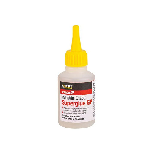 Everbuild Sika Industrial Superglue General Purpose 50g Everbuild Sika - RockBottom Northamptin