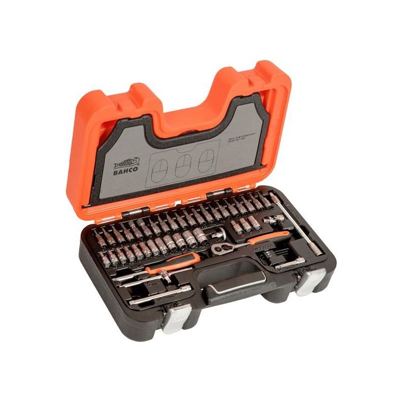 Bahco S460 1/4in Drive Socket Set, 46 Piece Bahco - RockBottom Northampton