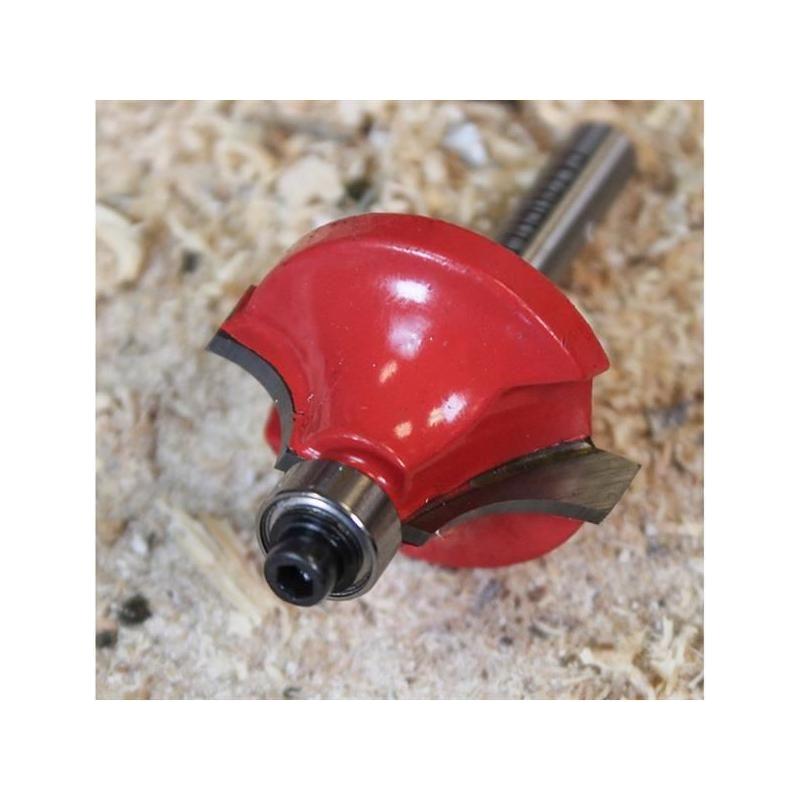 Faithfull Router Bit TCT 9.5mm Rounding Over 1/4in Shank Faithfull - RockBottom Northampton
