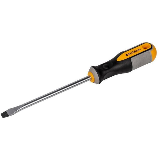 Roughneck Screwdriver Flared Tip 8.0 x 150mm Roughneck - RockBottom Nothampton