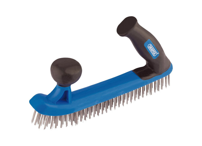 Draper Two Handle Wire Brush, 235mm 17188 Draper - Town Tools 