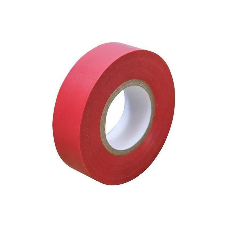 Faithfull PVC Electrical Tape Red 19mm x 20m Faithfull - RockBottom Northampton
