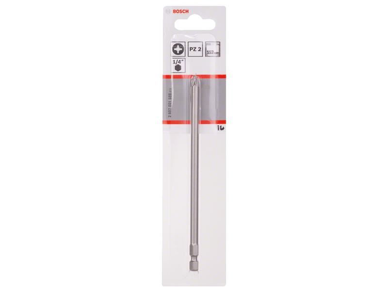 Bosch Powertool Accessories Extra Hard Screwdriver Bit PZ2 x 152mm Bosch Powertool Accessories - RockBottom Northampton