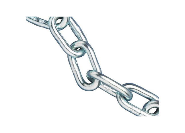 Faithfull Zinc Plated Chain 4mm x 30m Reel - Max. Load 120kg Faithfull - RockBottom Northampton