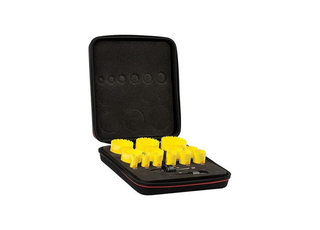 Starrett KDC13021 Deep Cut Bi-Metal Universal Holesaw Kit, 15 Piece Starrett - RockBottom Nothampton