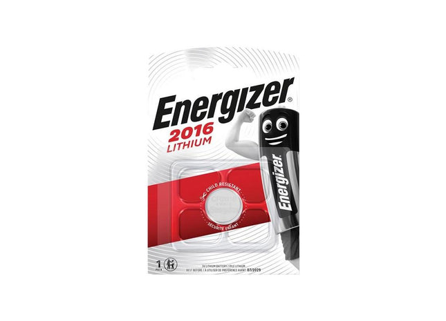 Energizer® CR2016 Coin Lithium Battery (Single) Energizer® - RockBottom Northamptin