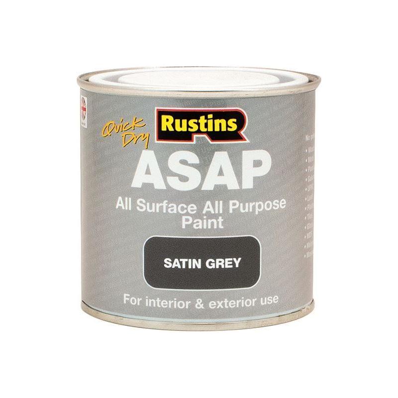 Rustins ASAP Paint Grey 1 Litre Rustins - RockBottom Nothampton