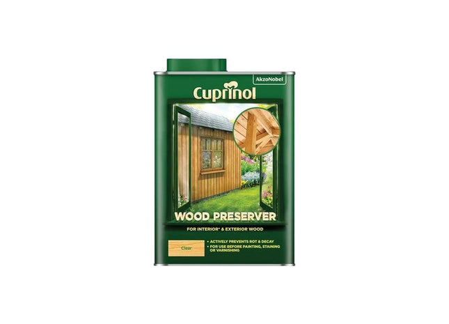 Cuprinol Wood Preserver Clear 1 litre Cuprinol - RockBottom Northampton