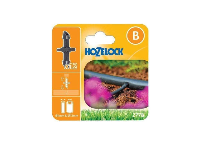 Hozelock 2778 Straight Connector 4mm (Pack 12) Hozelock - RockBottom Northampton