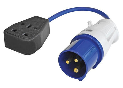 Faithfull Power Plus Fly Lead 240V 3-Pin Plug to 240V 3-Pin Socket & 35cm Lead Faithfull Power Plus - RockBottom Northampton