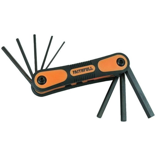 Faithfull Metric Folding Hexagon Key Set, 8 Piece Faithfull - RockBottom Northampton