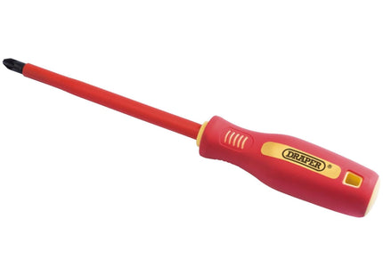 Draper Fully Insulated Soft Grip PZ TYPE Screwdriver, No.3 x 250mm 46535 Draper - Town Tools 