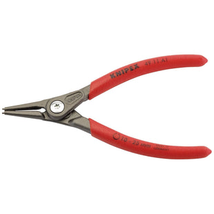 Draper Knipex 49 11 A1 140mm External Straight Tip Circlip Pliers, 10 - 25mm Cap Draper - Town Tools 