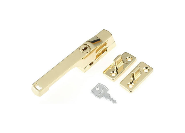 Yale Locks P115PB Lockable Window Handle Polished Brass Finish Yale Locks - RockBottom Northampton