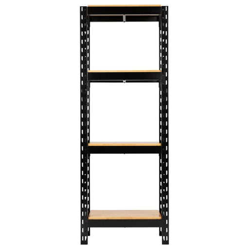 Bunker 21 Piece Modular 4 Tier Racking with Hardwood Shelving, 750mm Draper - Town Tools