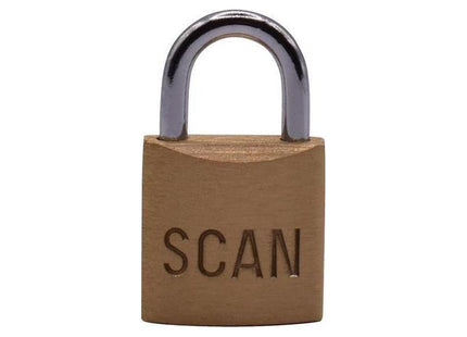 Scan Brass Padlock 20mm Scan - RockBottom Nothampton
