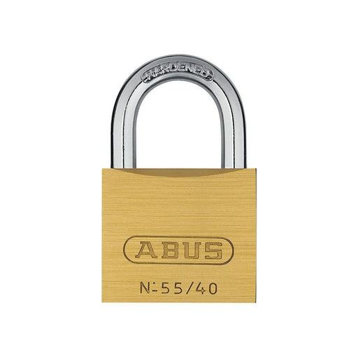 Abus Mechanical 55/40mm Brass Padlock Carded ABUS Mechanical - RockBottom Northampton 