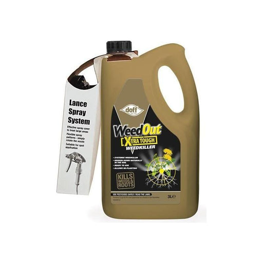 Doff WeedOut Xtra Tough Weedkiller RTU 3 litre DOFF - RockBottom Northampton