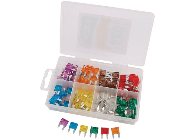 Draper Mini Automotive Plug-In Fuse Assortment (100 Piece) 24311 Draper - Town Tools 