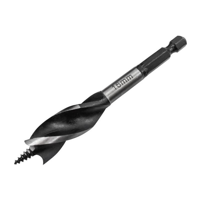 Faithfull Tri-Point Speed Auger Bit 16mm Stubby Faithfull - RockBottom Northampton