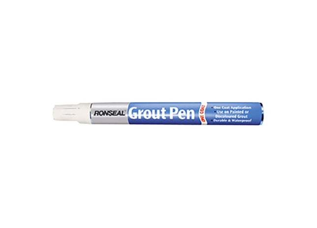 Ronseal One Coat Grout Pen Brilliant White 15ml Ronseal - RockBottom Nothampton