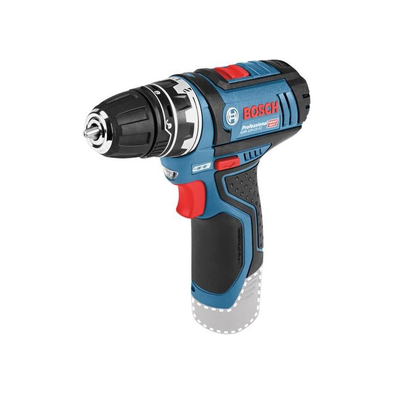 Bosch GSR 12V-15 FC Pro FlexiClick Drill Driver + Attachment 12V Bare Unit Bosch - RockBottom Northampton