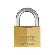 Abus Mechanical 65/45mm Brass Padlock Keyed Alike 6455 ABUS Mechanical - RockBottom Northampton 