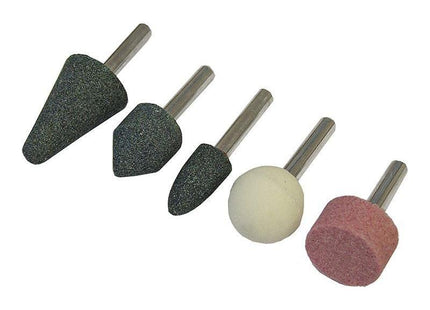 Faithfull Mounted Grinding Stones Set, 5 Piece Faithfull - RockBottom Northampton