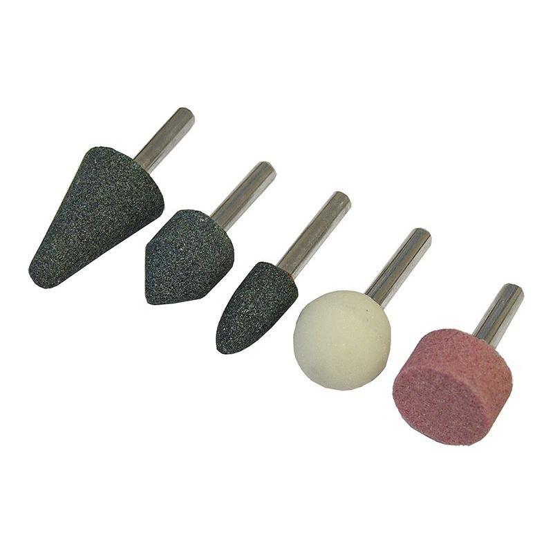 Faithfull Mounted Grinding Stones Set, 5 Piece Faithfull - RockBottom Northampton