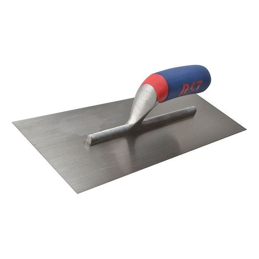 R.S.T. Plasterer's Finishing Trowel Carbon Steel Soft Touch Handle 14 x 4.1/2in R.S.T. - RockBottom Nothampton