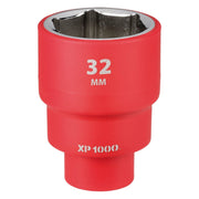 Draper XP1000 VDE Socket, 1/2" Sq. Dr., 32mm Draper - Town Tools