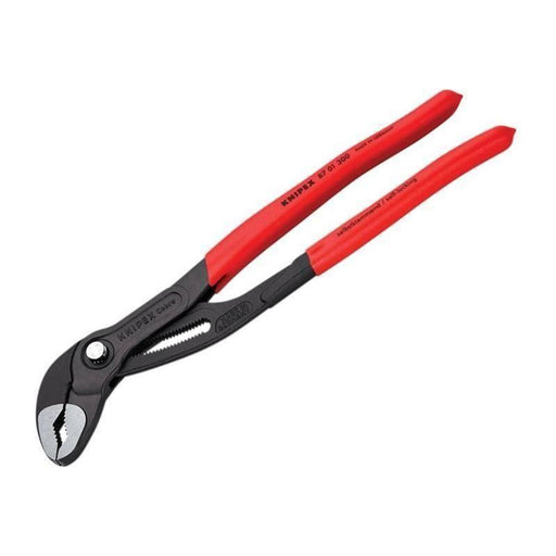 Knipex Cobra® Water Pump Pliers PVC Grip 300mm Knipex - RockBottom Northampton
