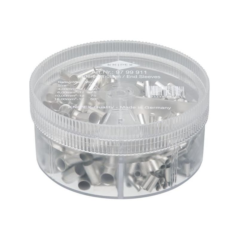 Knipex Non-Insulated Wire Ferrules Assortment Box, 350 Piece Knipex - RockBottom Northampton