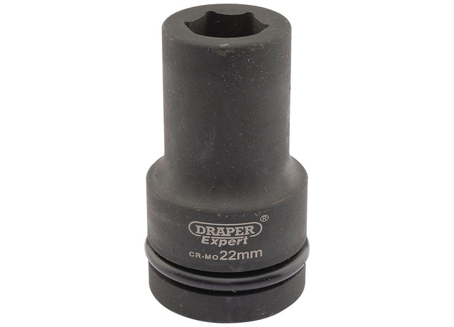 Draper Expert HI-TORQ 6 Point Deep Impact Socket, 1" Sq. Dr., 22mm Draper - Town Tools 