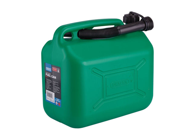 Draper Plastic Fuel Can, 10L, Green 09055 Draper - Town Tools 