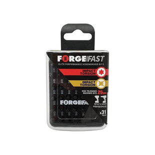 Forgefix ForgeFast PZ/TX Compatible Impact Bit Set, 31 Piece ForgeFix - RockBottom Northampton