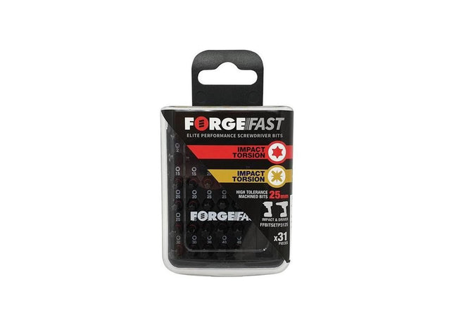 Forgefix ForgeFast PZ/TX Compatible Impact Bit Set, 31 Piece ForgeFix - RockBottom Northampton