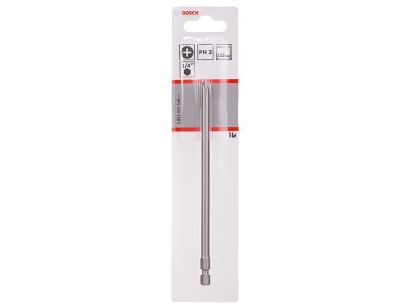 Bosch Powertool Accessories Extra Hard Screwdriver Bit PH2 x 152mm Bosch Powertool Accessories - RockBottom Northampton
