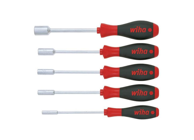Wiha SoftFinish® Hex Nut Driver Set, 5 Piece Wiha - RockBottom Northampton