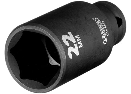 Draper Draper HI-TORQ Metric Deep Impact Socket, 3/8" Sq. Dr., 22mm Draper - Town Tools
