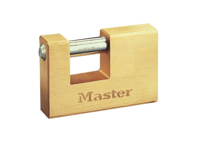 Master Lock Rectangular 63mm Solid Brass Body Shutter Padlock Master Lock - RockBottom Northampton