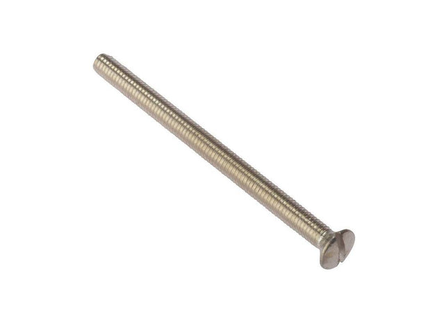 Forgefix Socket Screw Slotted Raised Head Nickel Plated 3.5 x 50mm Bag 100 ForgeFix - RockBottom Northampton